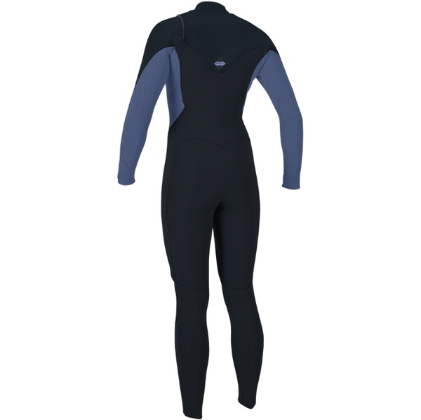 2025 O'Neill Womens Hyperfreak 3/2mm Chest Zip Wetsuit 5348 - Carbon / Lilly
